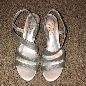 Silver Sparkly Heels 👠